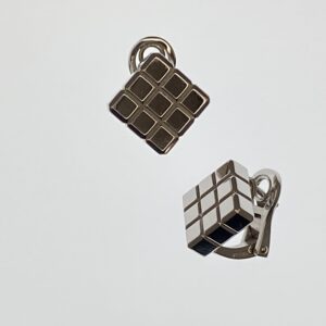 Paar Ohrclips mit Pin Chopard Ice Cube